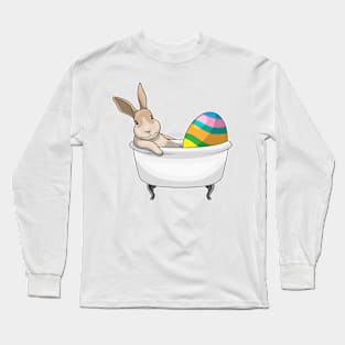Bunny Easter Easter egg Bathtub Long Sleeve T-Shirt